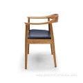 Contemporary Wishbone Y Chair Solid Wood Dining Chair